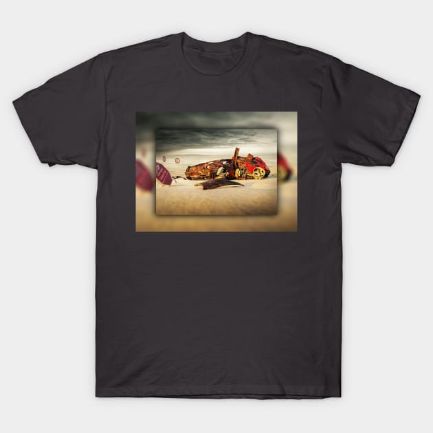 Sportwagen Wrack T-Shirt by coolArtGermany